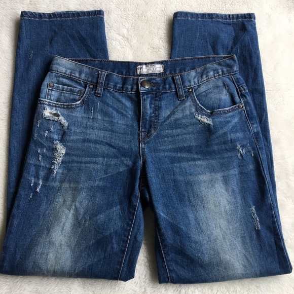 Free People Distressed Jeans Size 27x31”